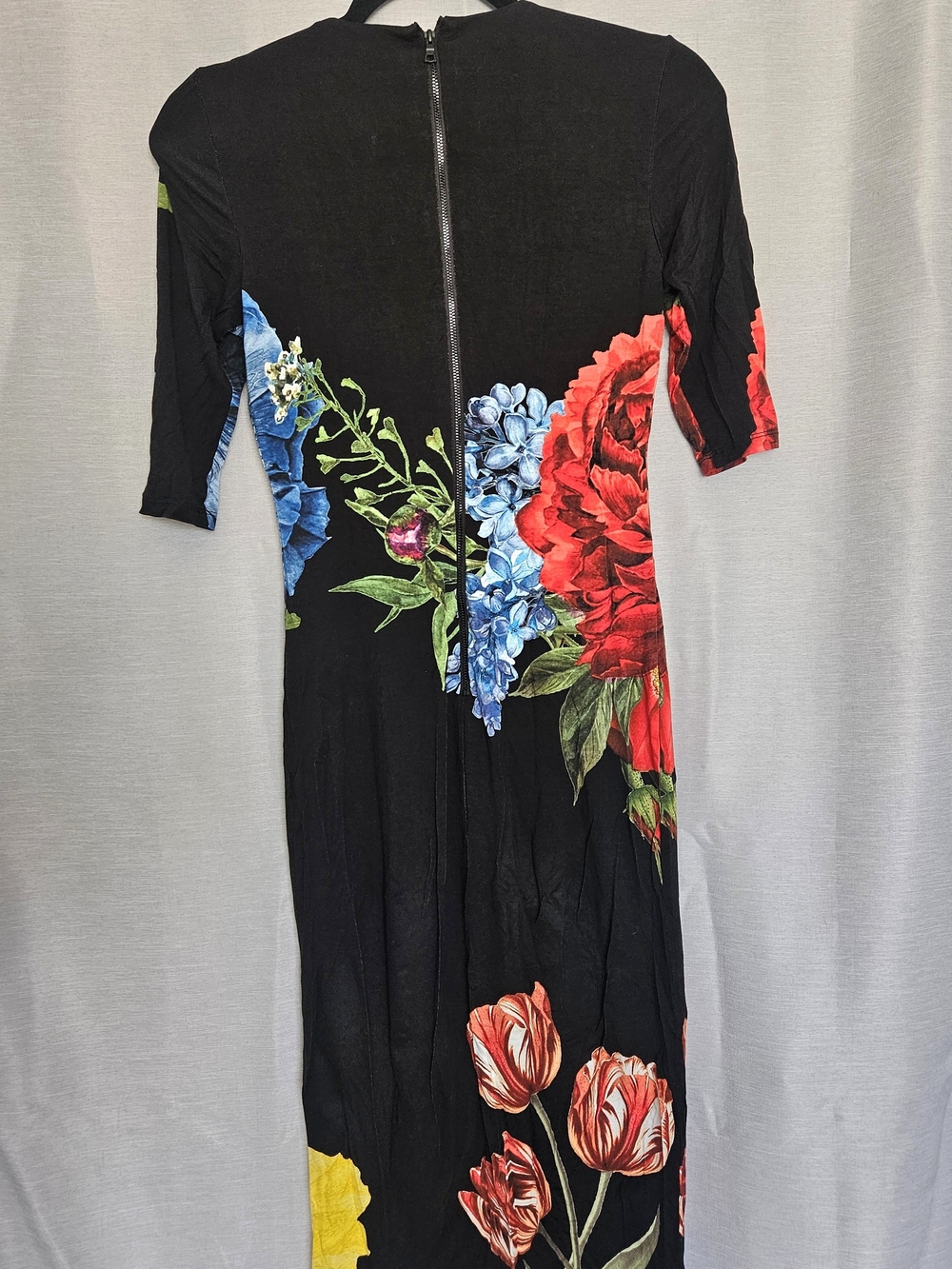 Alice + Olivia Delora Le Parisien Midi Dress Size 2 - Picture 9 of 10